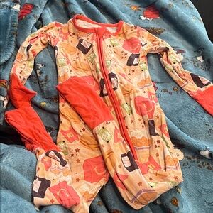 B59 Cozy Pozy Bamboo Convertible Footie— McDonald’s Happy Meal Print, 5t